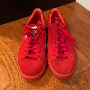 Red Puma Sneakers
